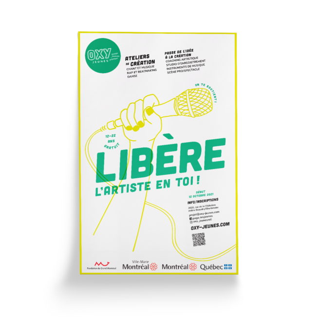 Affiche Oxy-Jeunes 2021 par Sophie Ouch