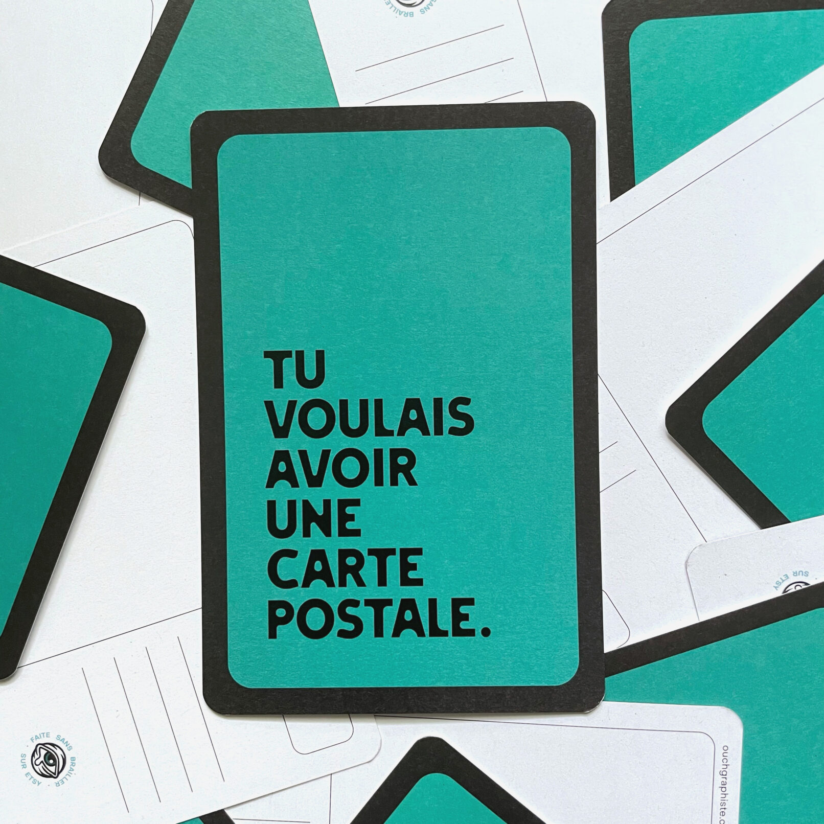 postcard Faite sans brailler