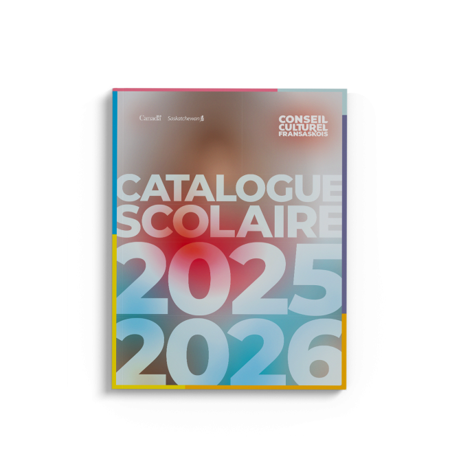 Catalogue scolaire 25-26 du Conseil culturel fransaskois par Sophie Ouch