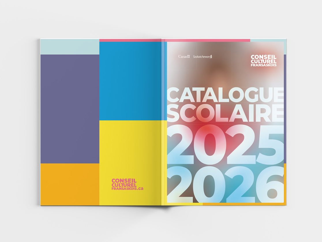 Catalogue scolaire 25-26 du Conseil culturel fransaskois par Sophie Ouch