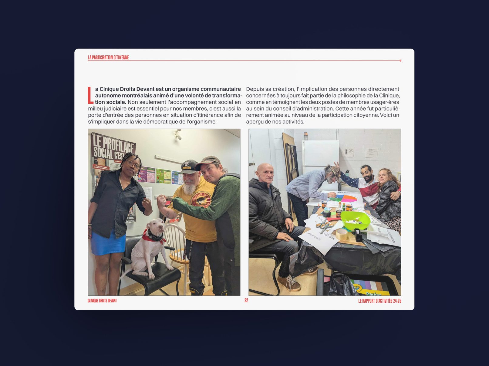 Rapport annuel de la Clinique Droits devant