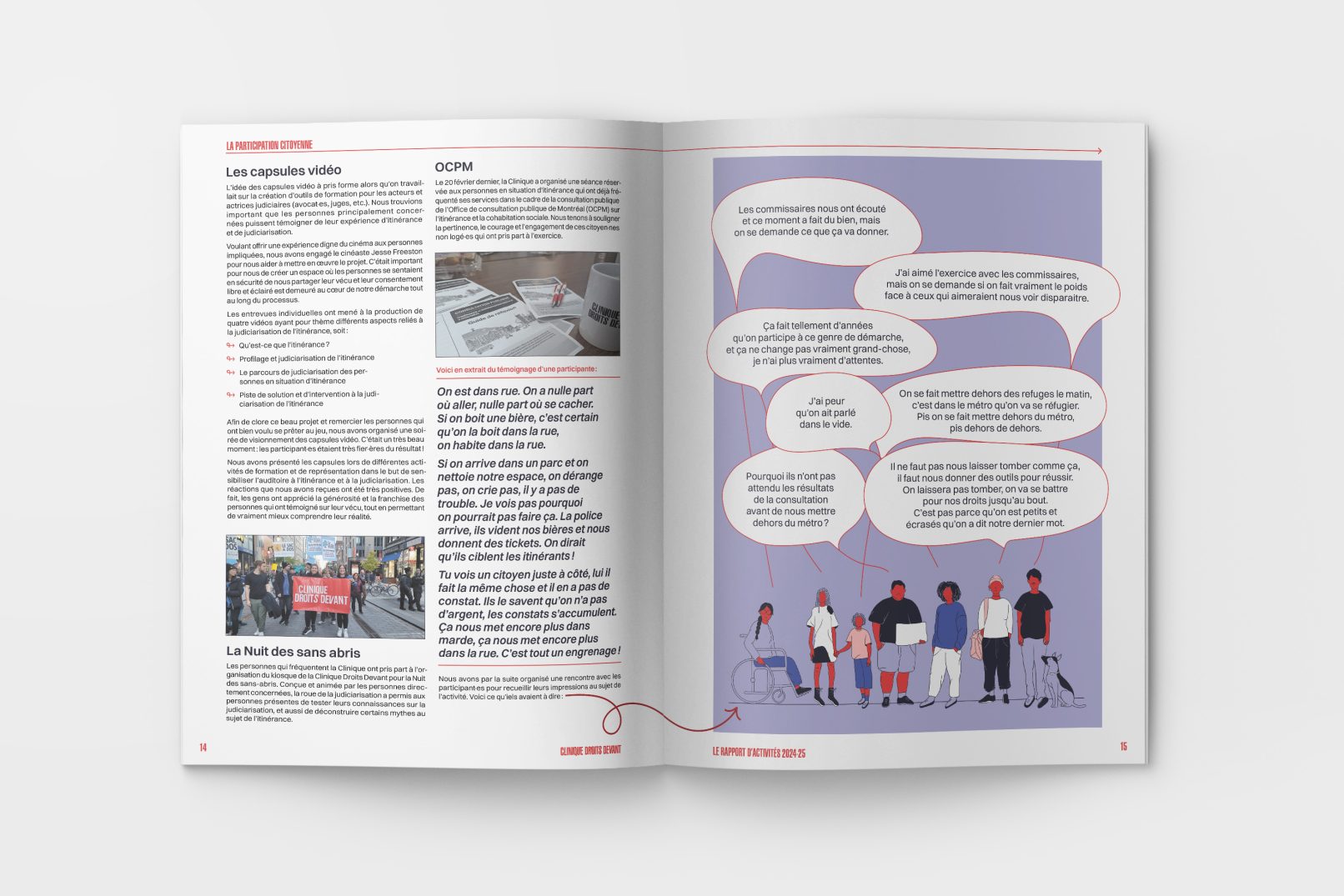 Rapport annuel de la Clinique Droits devant