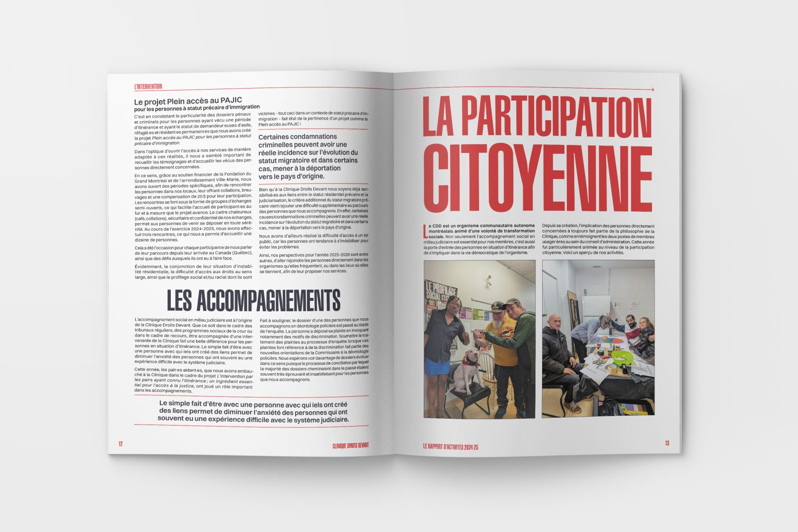 Rapport annuel de la Clinique Droits devant